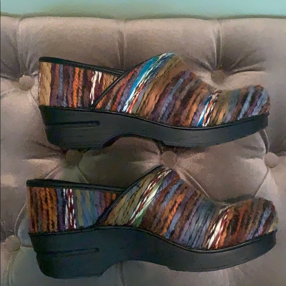 Dansko Clogs with Fabric Design - Picture 4 of 7